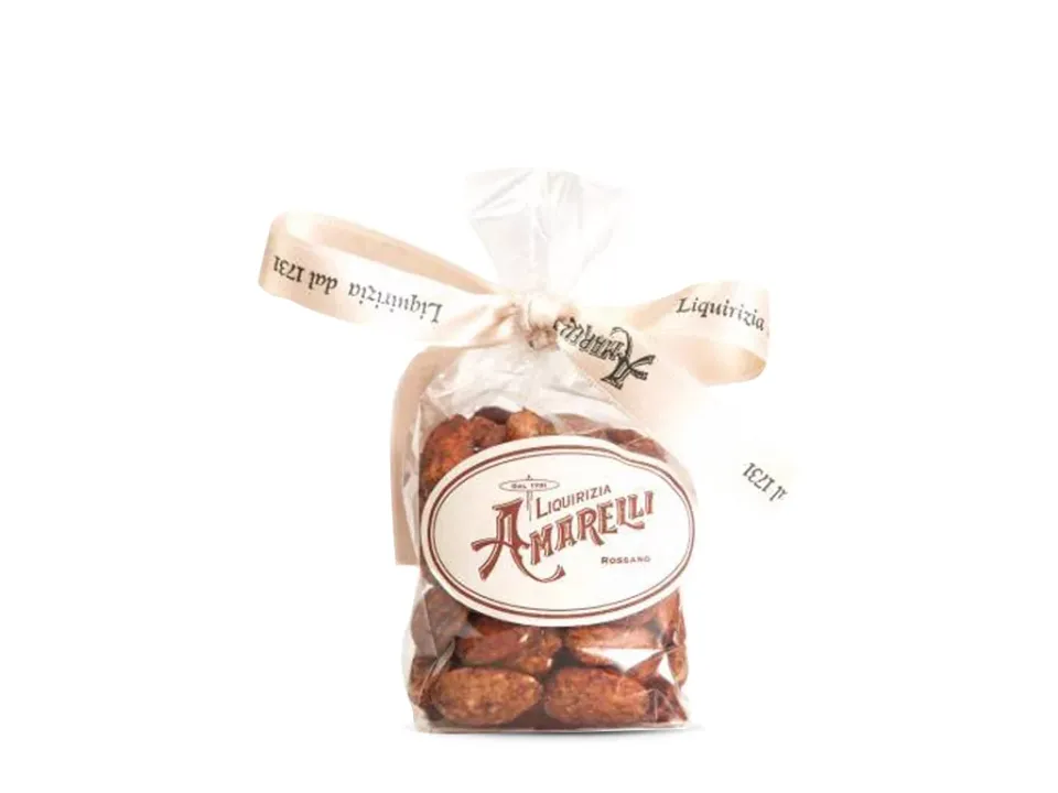 amarelli-amandes-sal-es-la-r-glisse-mandeln-mit-lakritz-100g image 1