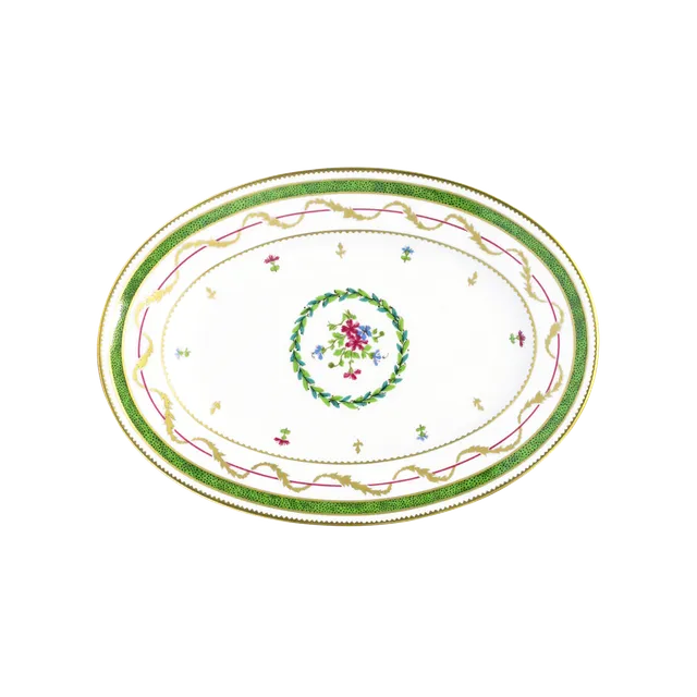 haviland-limoges-vieux-paris-vert-ravier-beilagenschale-porzellan image 1