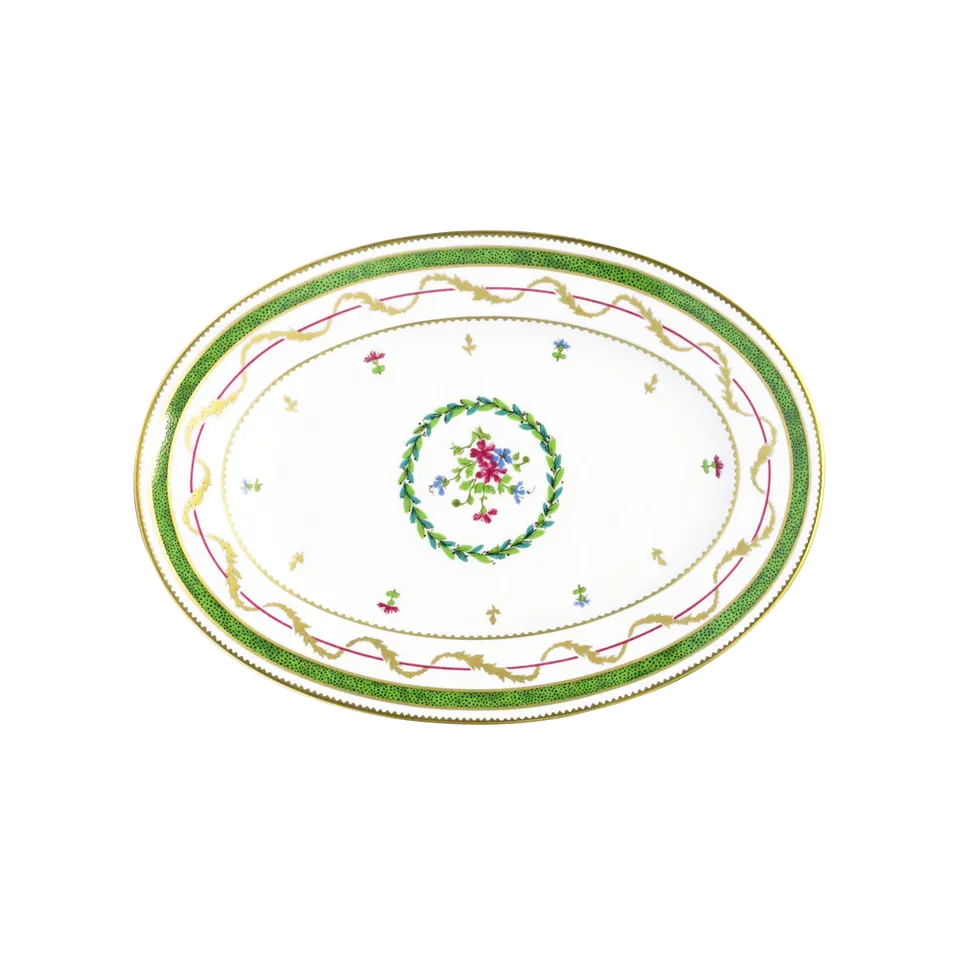haviland-limoges-vieux-paris-vert-ravier-beilagenschale-porzellan image 1