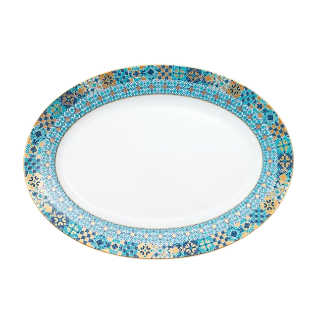 haviland-limoges-portofino-plat-ovale-ovale-porzellan-servierplatte image 1