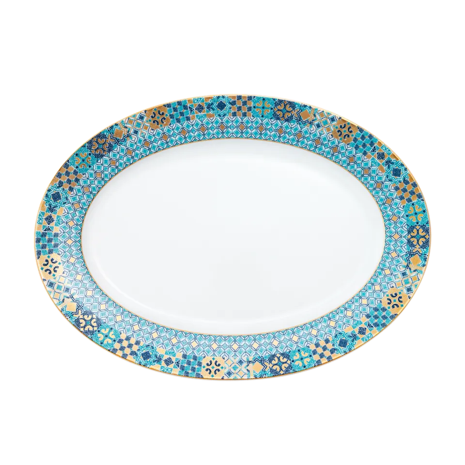 haviland-limoges-portofino-plat-ovale-ovale-porzellan-servierplatte image 1