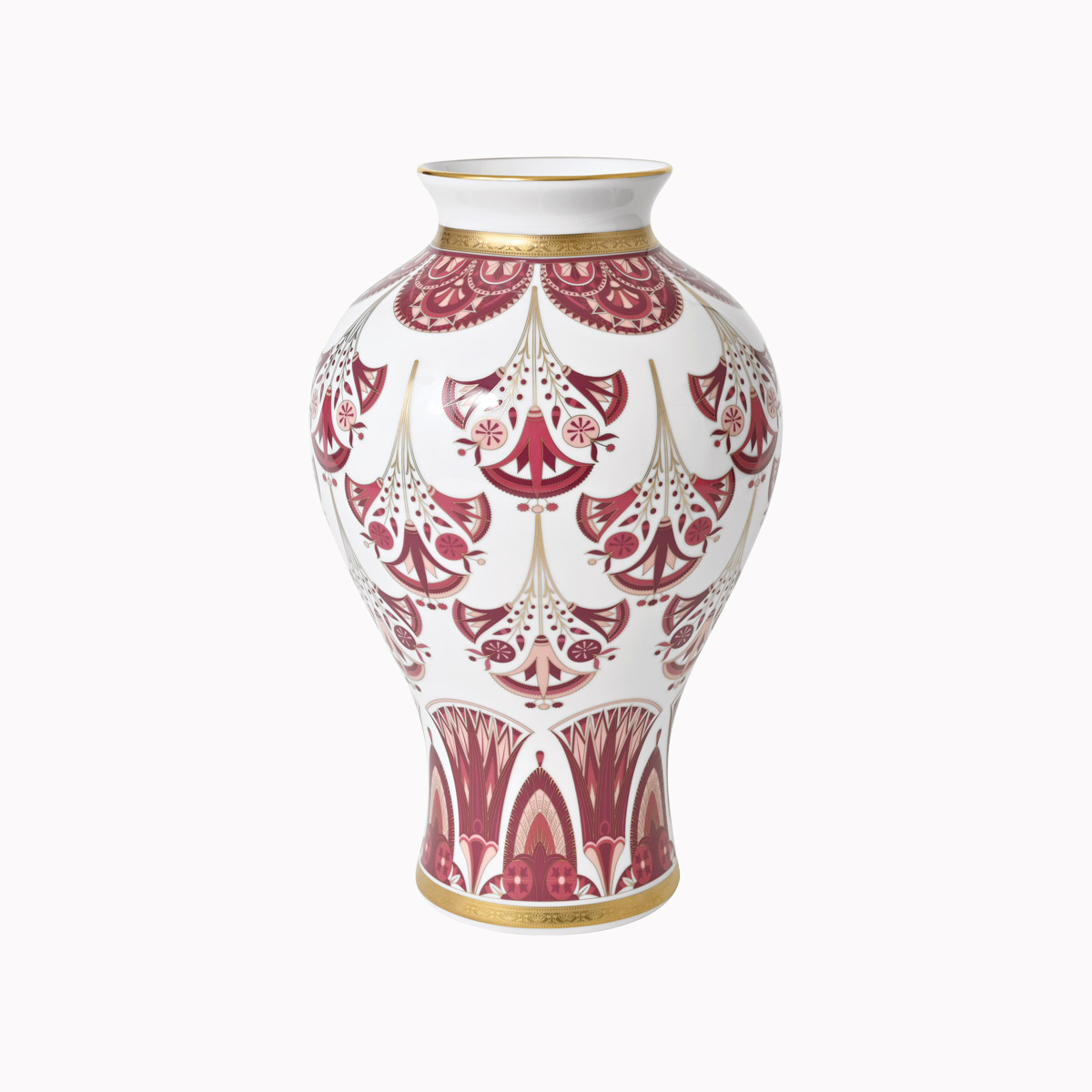haviland-limoges-r-ves-du-nil-pourpre-or-vase-35-cm image 1