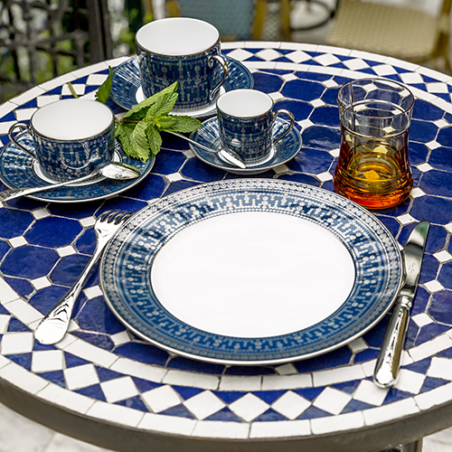 haviland-limoges-tiara-bleu-de-prusse-platine-teetasse-mit-untertasse image 2