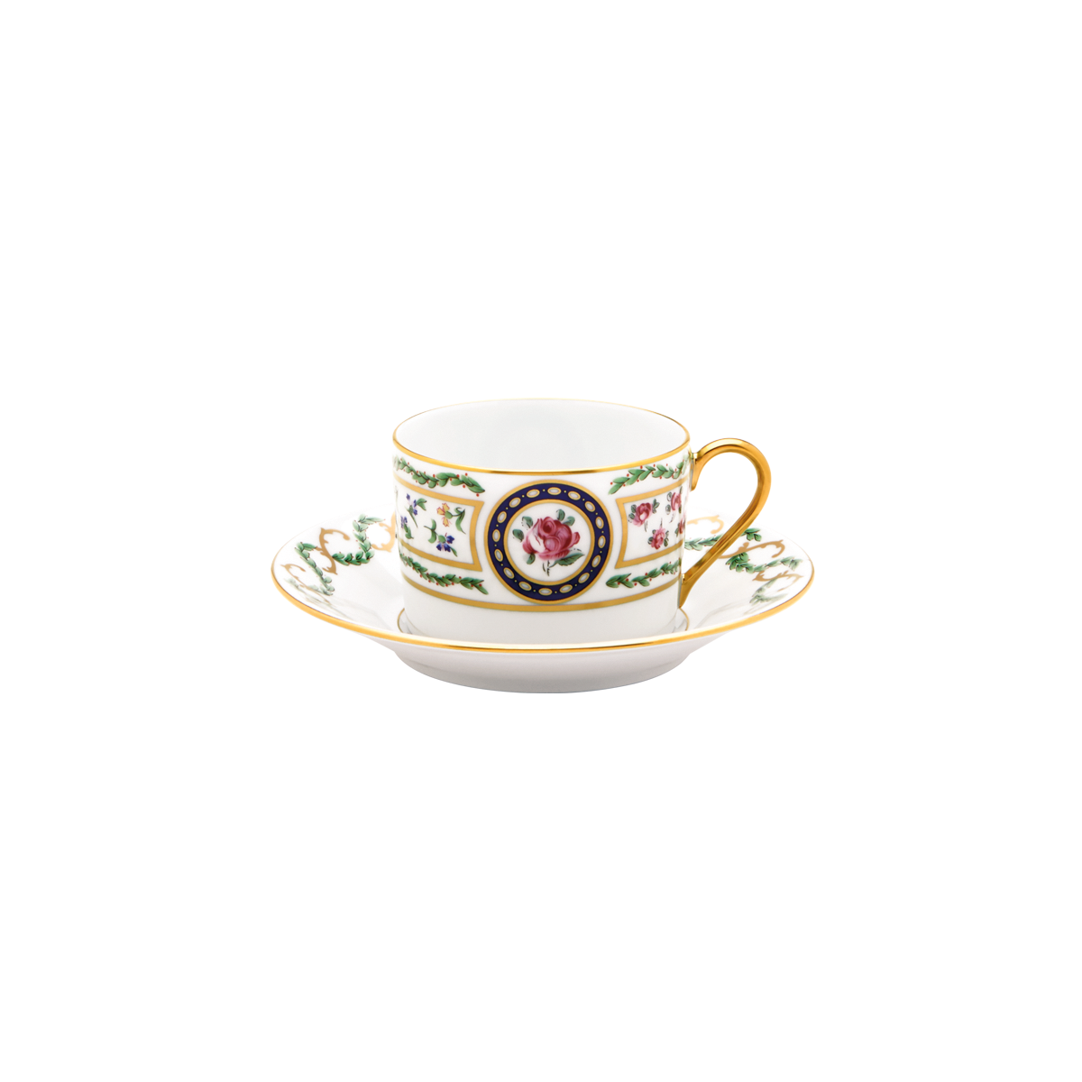 haviland-limoges-louveciennes-teetasse-mit-untertasse image 1