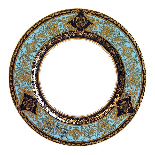 haviland-limoges-matignon-bleu-de-four-or-speiseteller image 1