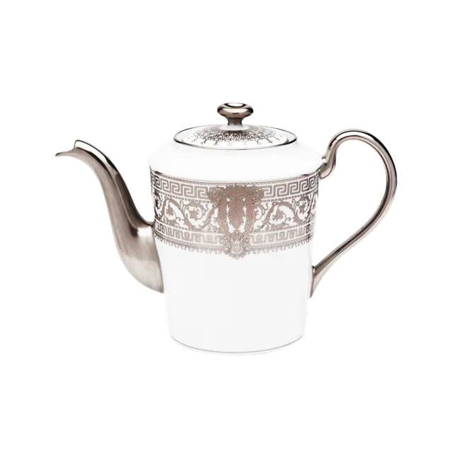 haviland-limoges-salon-murat-wei-platin-teekanne-porzellan image 1