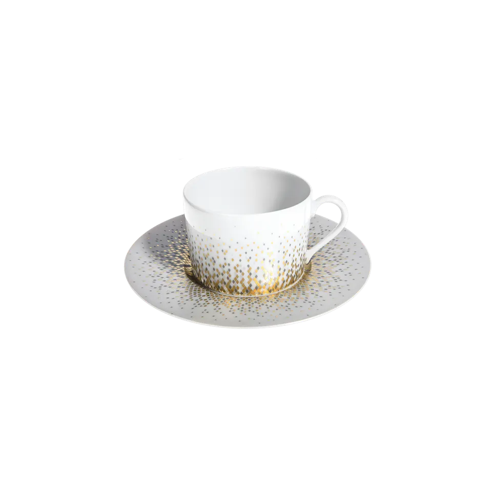 haviland-limoges-souffle-d-or-teetasse-mit-untertasse image 1