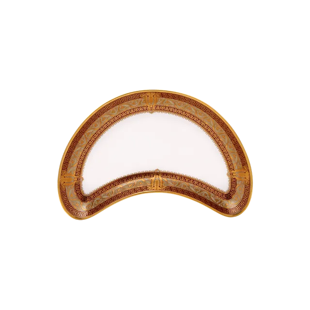 haviland-limoges-salon-murat-kirsch-gold-halbmondteller-porzellan image 1