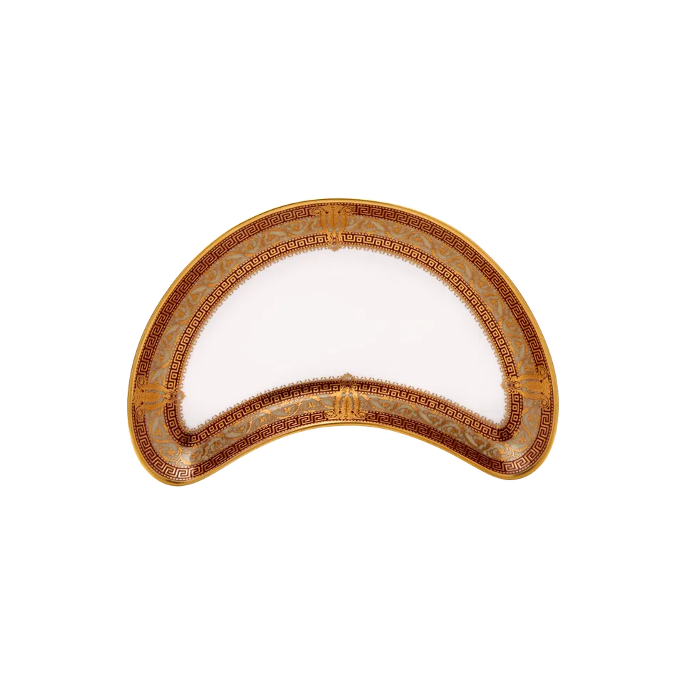 haviland-limoges-salon-murat-kirsch-gold-halbmondteller-porzellan image 1