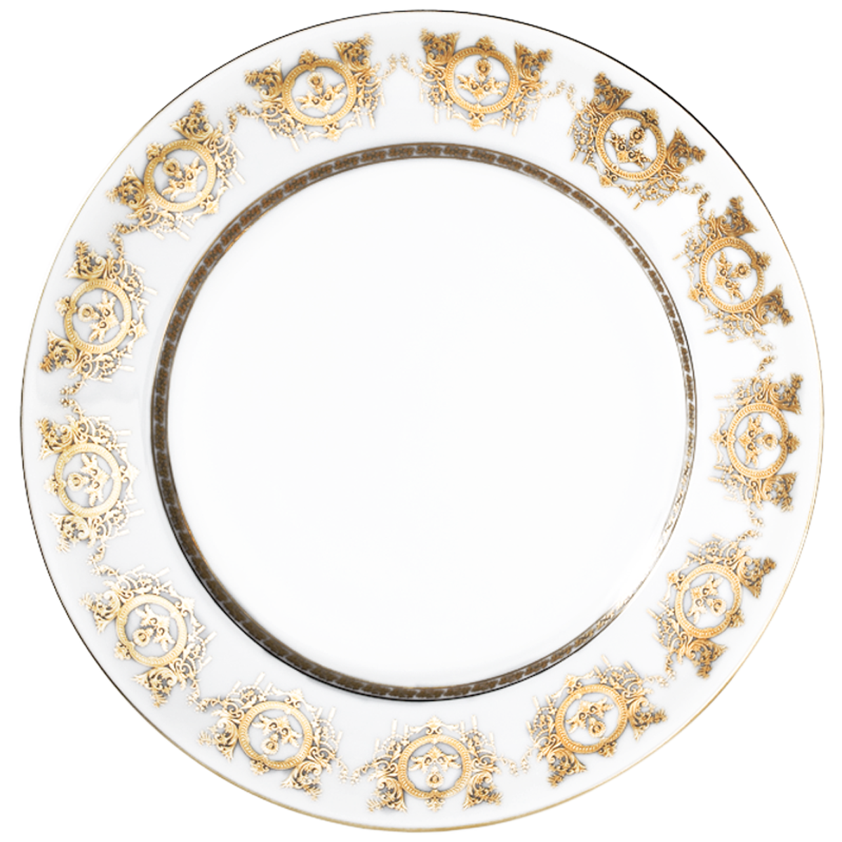 haviland-limoges-plat-tarte-ritz-imp-rial-blanc-ritz-paris image 1