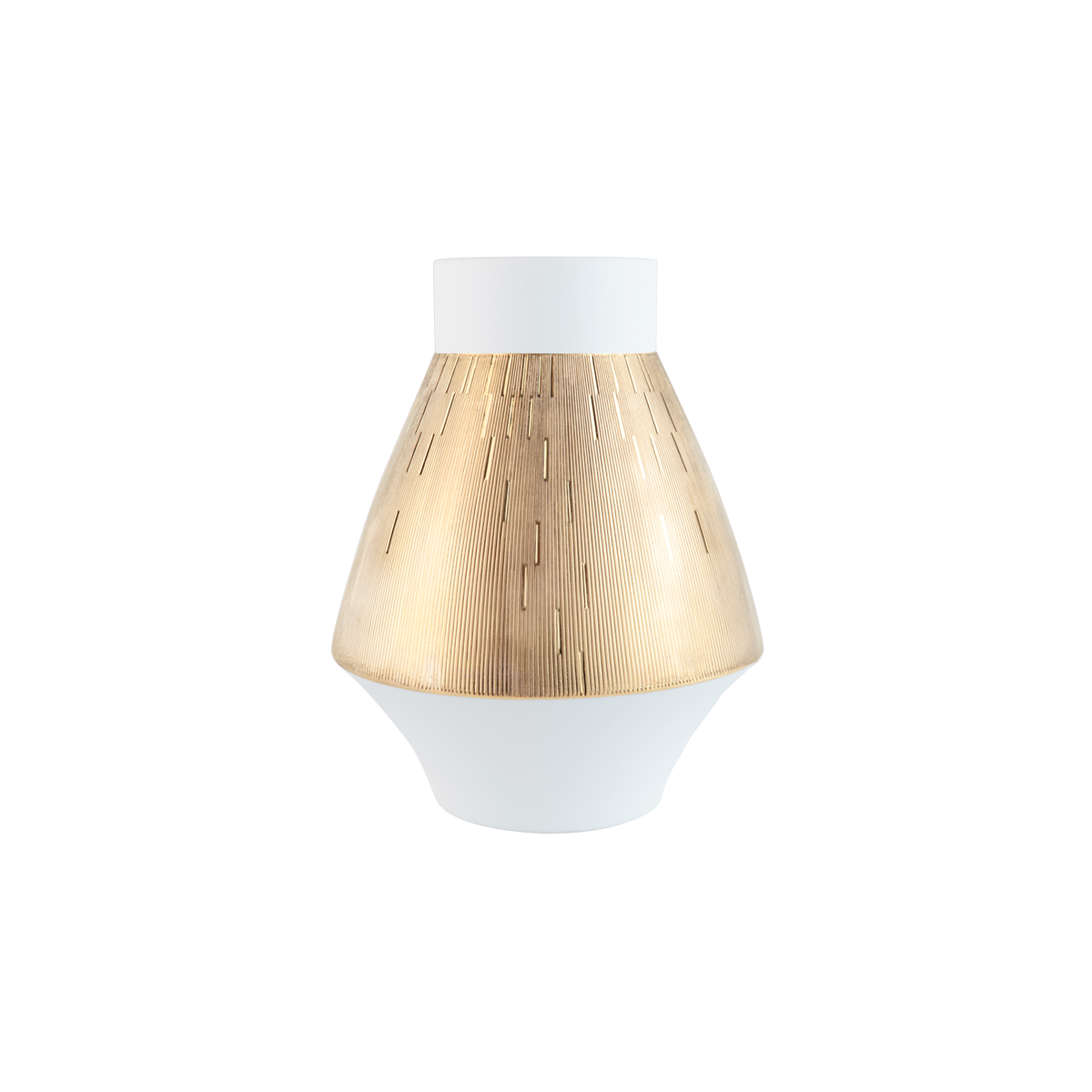 haviland-limoges-vase-kleines-modell-infini-or-gold-porzellanvase image 1