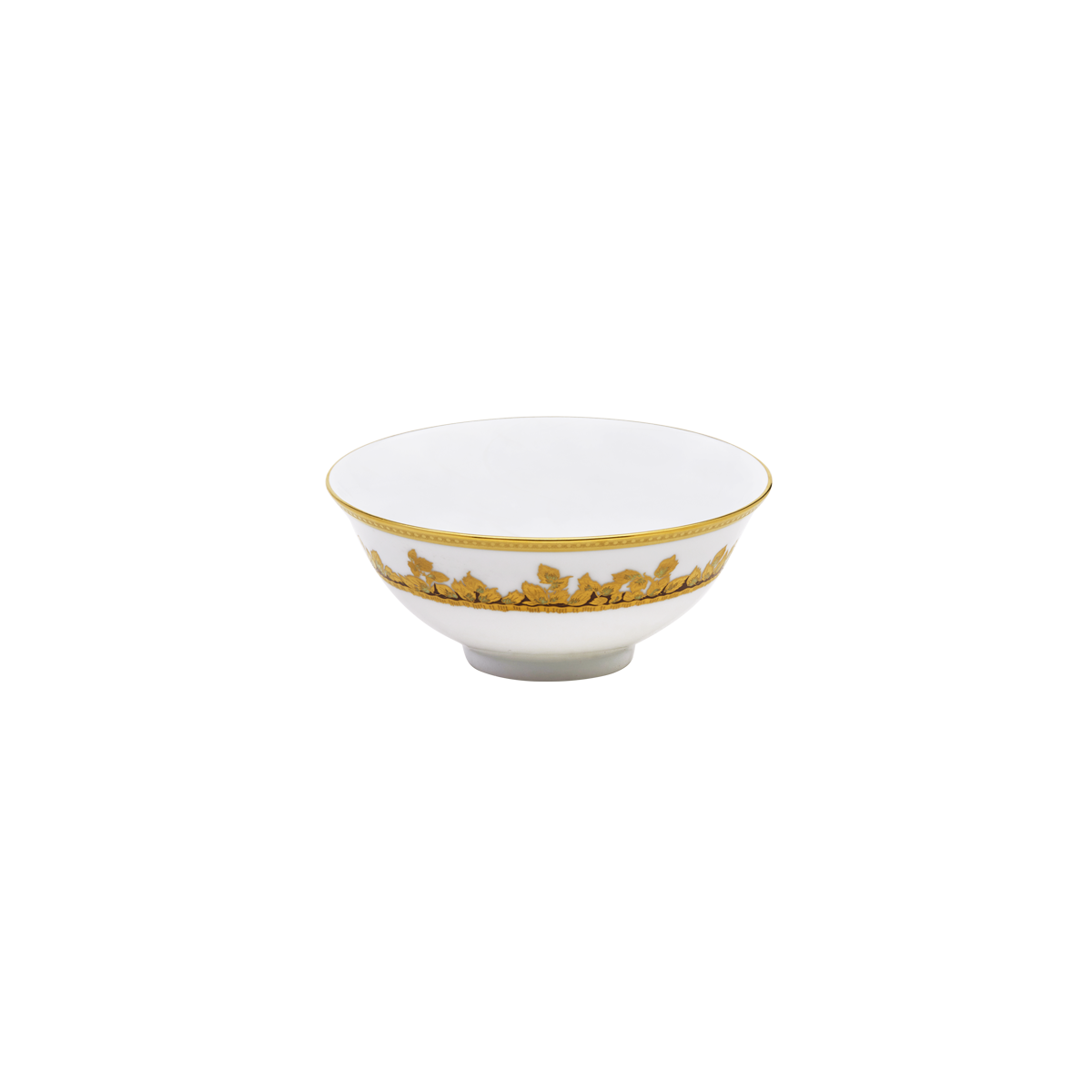 haviland-limoges-bol-riz-feuille-d-or-porzellan-reisschale image 1