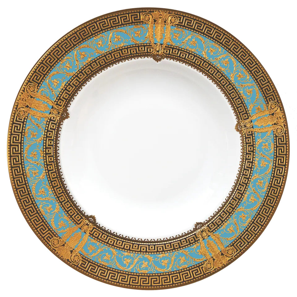 haviland-limoges-salon-murat-bleu-ciel-or-runde-sch-ssel image 1