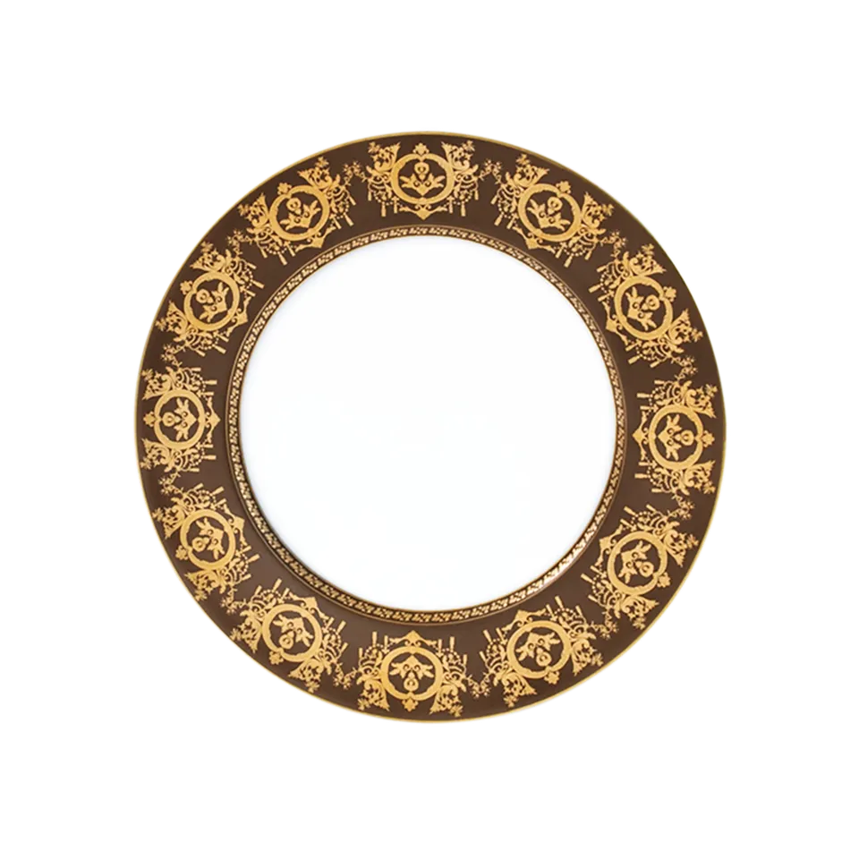 haviland-limoges-ritz-imp-rial-dessertteller-bronze-ritz-paris image 1