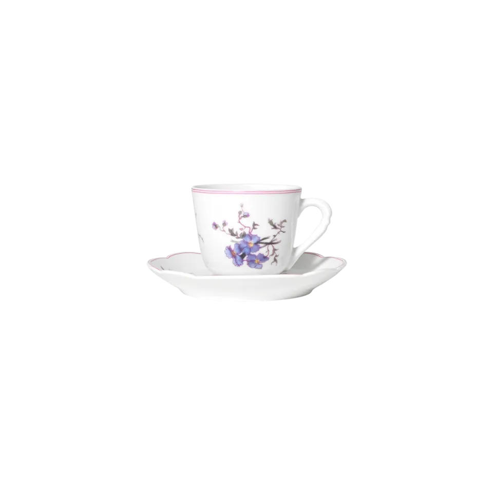 haviland-limoges-fleurs-d-auteuil-kaffeetasse-mit-untertasse image 1