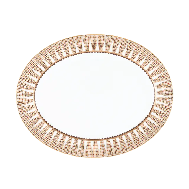 haviland-limoges-plat-ovale-cavalier-royal image 1