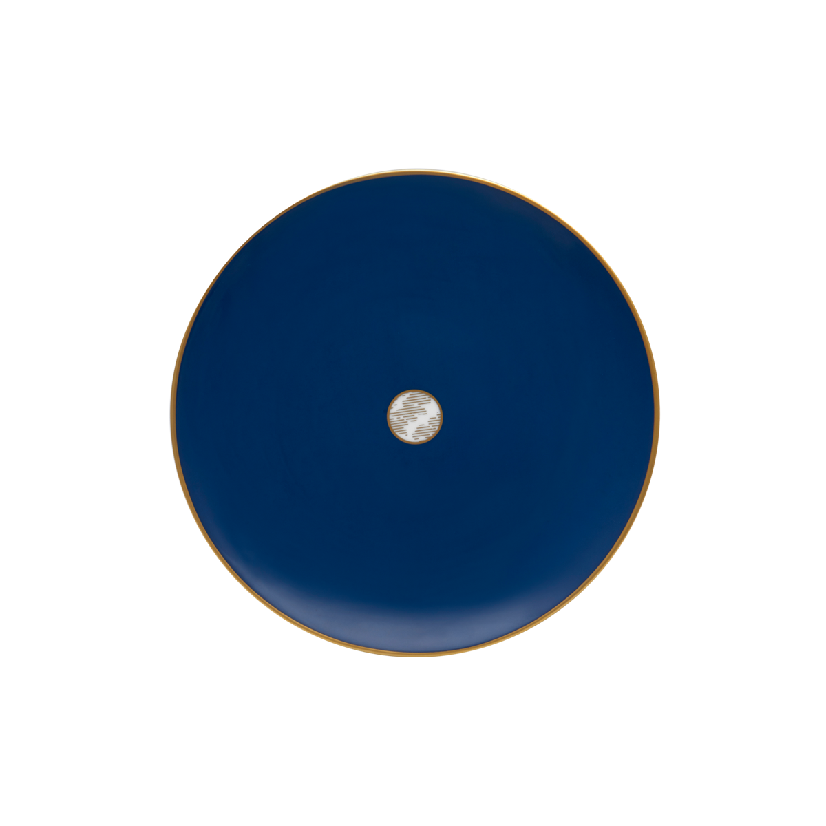 haviland-limoges-damass-bleu-ritz-paris-kuchenteller-porzellan image 1