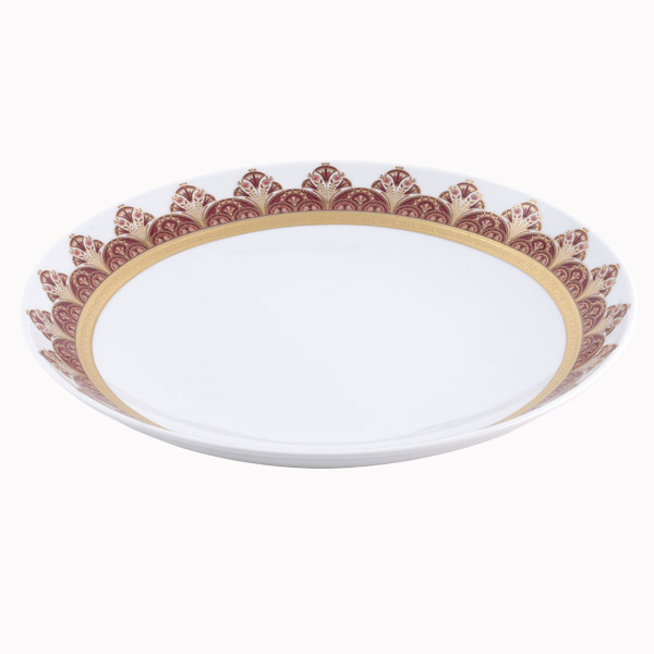 haviland-limoges-r-ves-du-nil-pourpre-or-runde-serviersch-ssel image 2