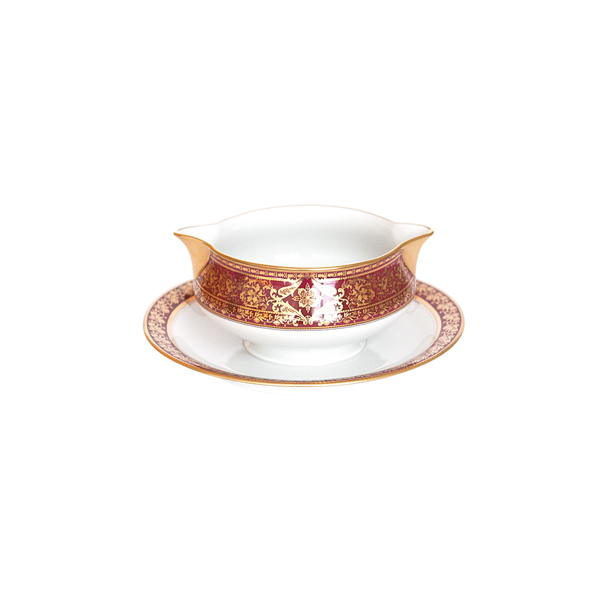 haviland-limoges-sauci-re-matignon-cerise-or-sauciere image 1