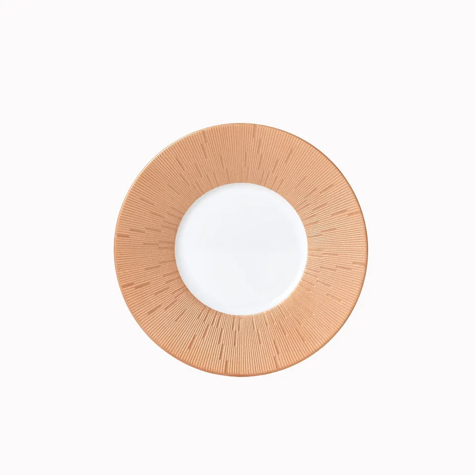 haviland-limoges-infini-cuivre-brotteller-klein image 1