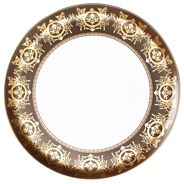 haviland-limoges-tarteplatte-ritz-imp-rial-bronze-ritz-paris image 1