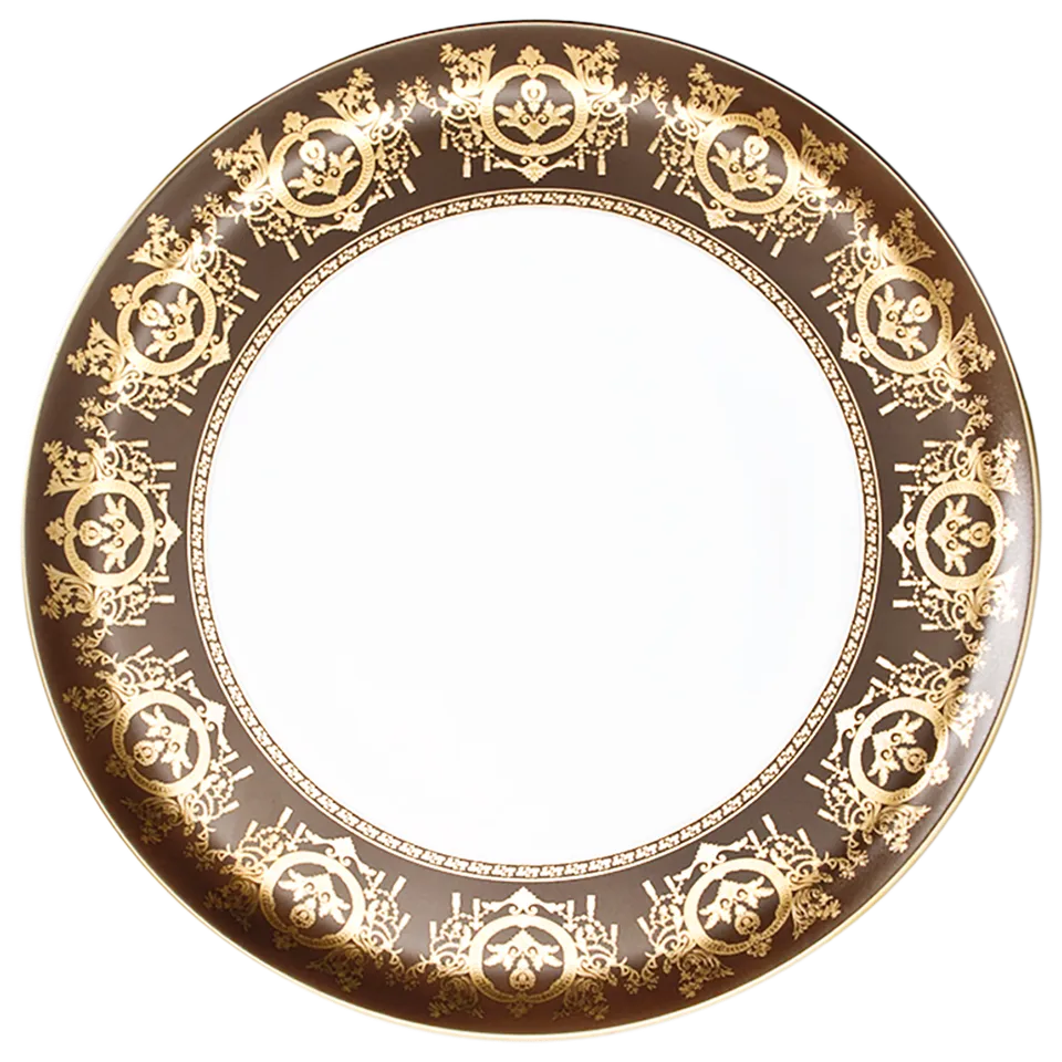 haviland-limoges-tarteplatte-ritz-imp-rial-bronze-ritz-paris image 1