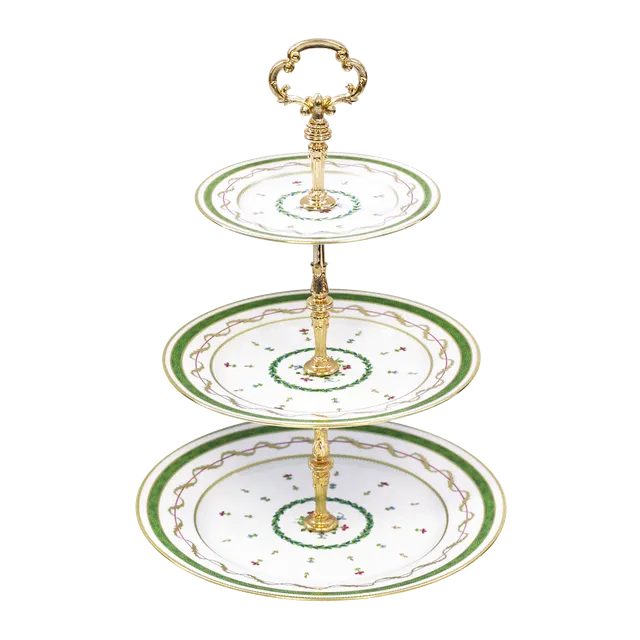 haviland-limoges-vieux-paris-vert-etagere-3-st-ckig-porzellan image 1