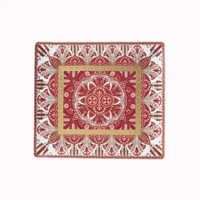 haviland-limoges-plateau-r-ves-du-nil-pourpre-serviertablett-rechteckig image 1