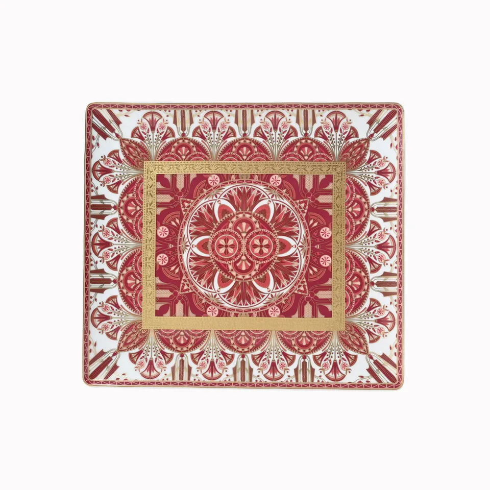 haviland-limoges-plateau-r-ves-du-nil-pourpre-serviertablett-rechteckig image 1