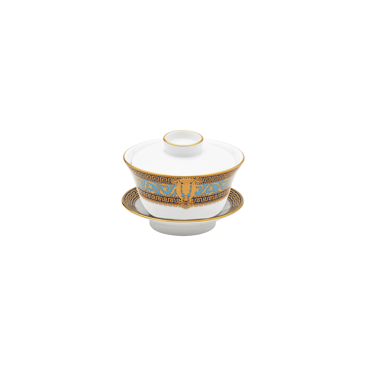 haviland-limoges-salon-murat-bleu-ciel-or-teetasse-mit-untertasse image 1