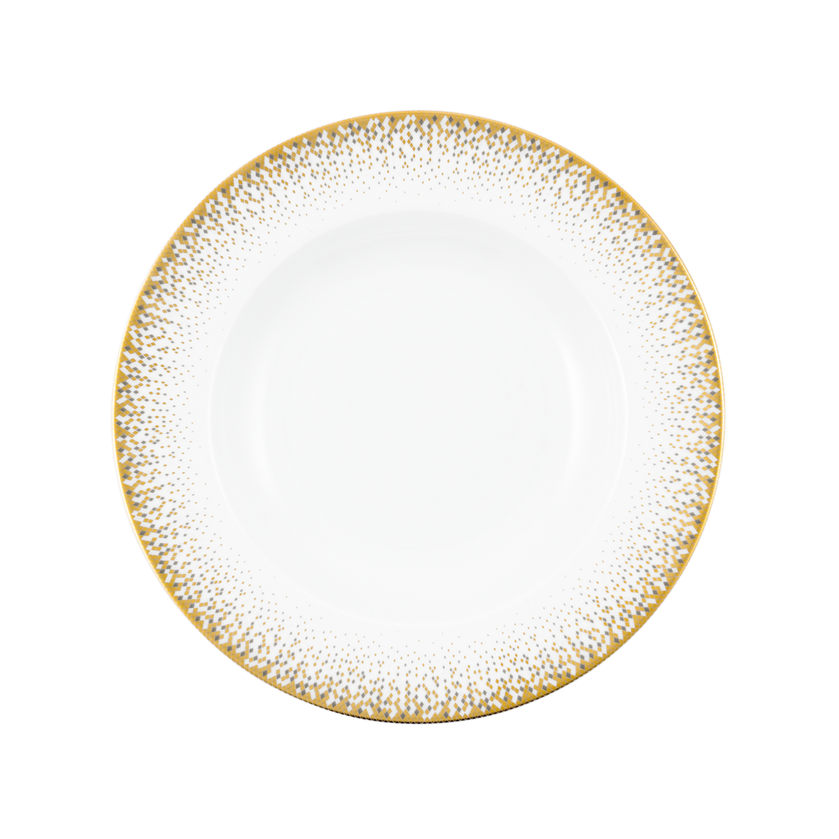 haviland-limoges-souffle-d-or-assiette-creuse-aile-tiefer-teller image 1