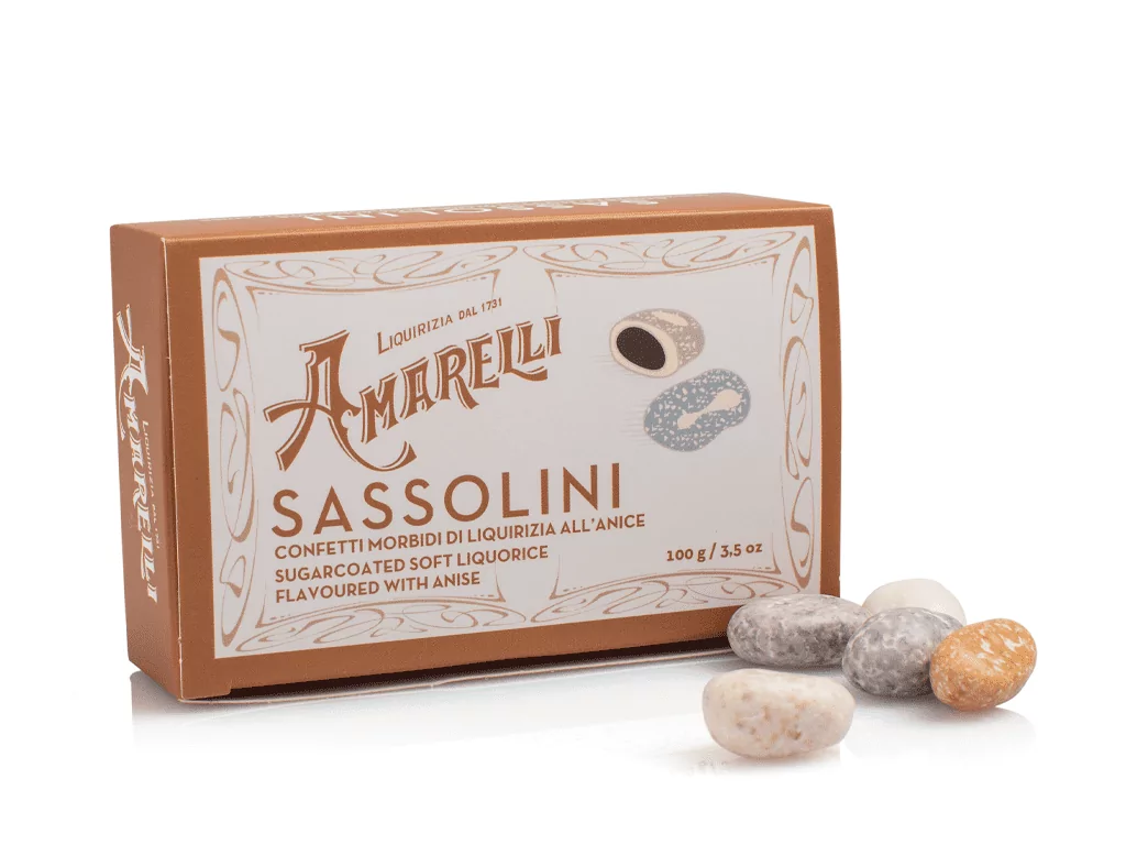 amarelli-sassolini-confettata-lakritz-mit-anis-100-g image 1