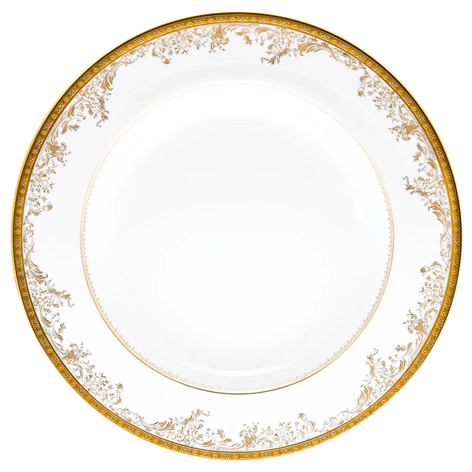 haviland-limoges-diplomate-plat-rond-creux-runde-tiefe-servierplatte image 1
