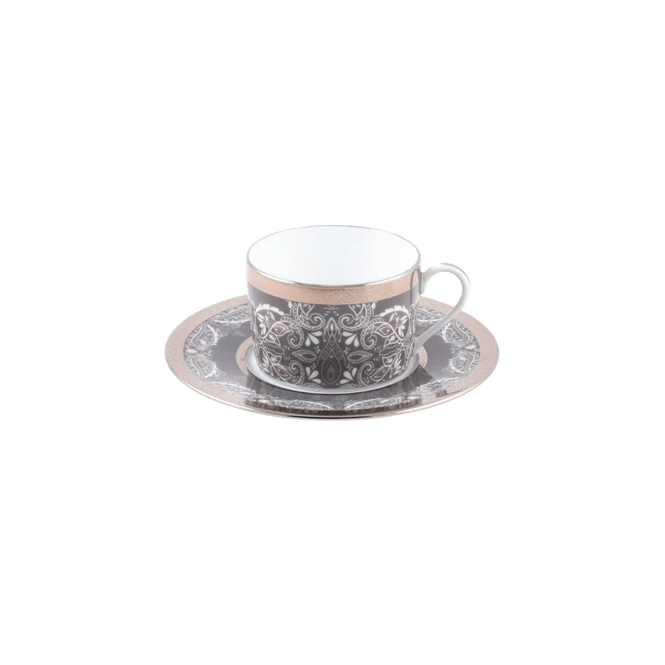 haviland-limoges-romane-gris-teetasse-mit-untertasse image 1