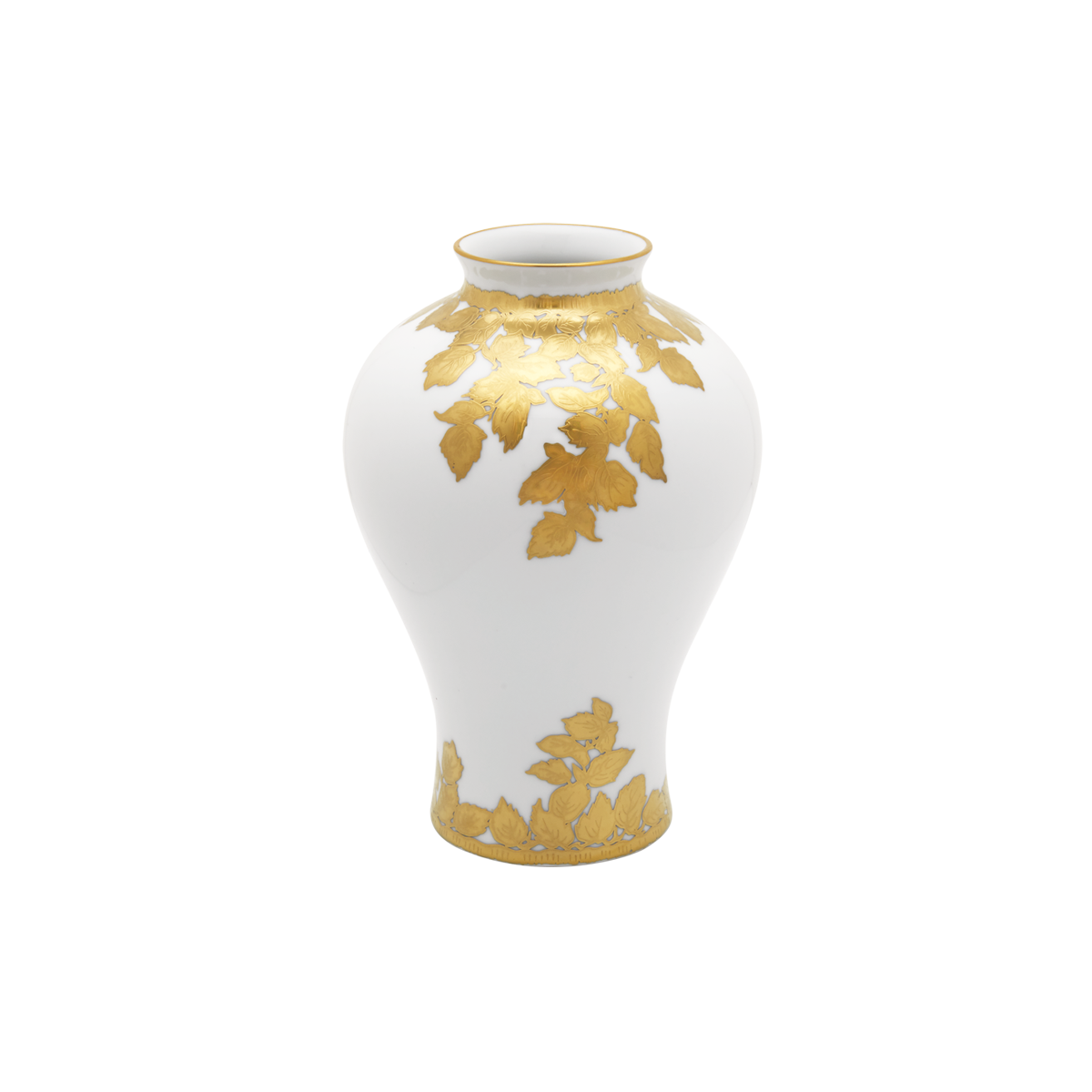 haviland-limoges-feuille-d-or-vase-kleines-modell image 1