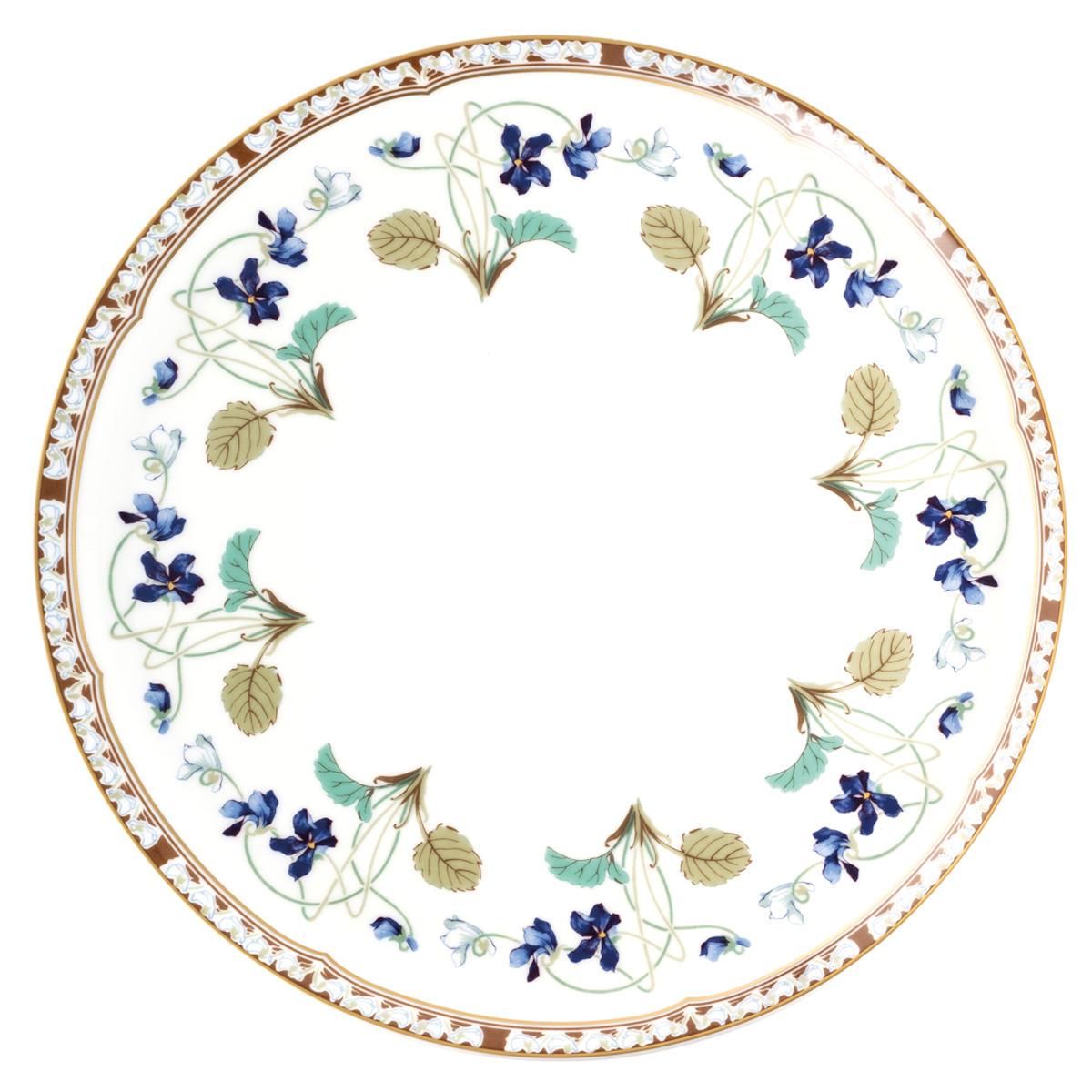 haviland-limoges-imp-ratrice-eug-nie-plat-tarte-sur-pied-porzellan-tortenplatte image 3