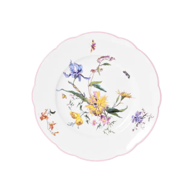 haviland-limoges-fleurs-d-auteuil-dessertteller image 1