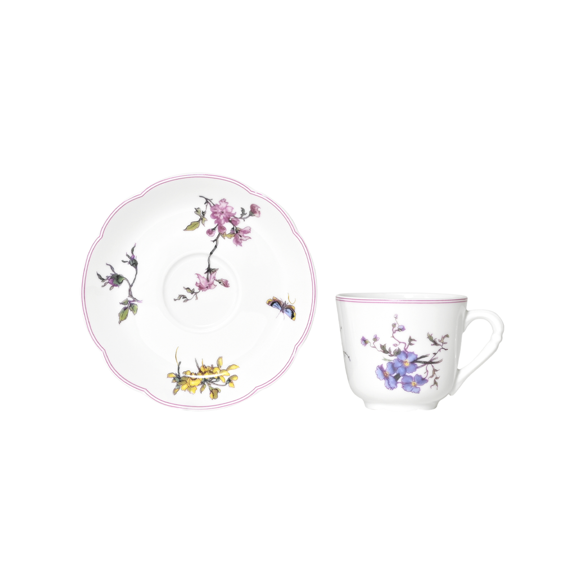 haviland-limoges-fleurs-d-auteuil-kaffeetasse-mit-untertasse image 2