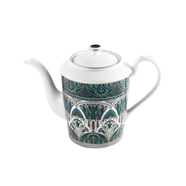 haviland-limoges-r-ves-du-nil-vert-platine-teekanne image 1