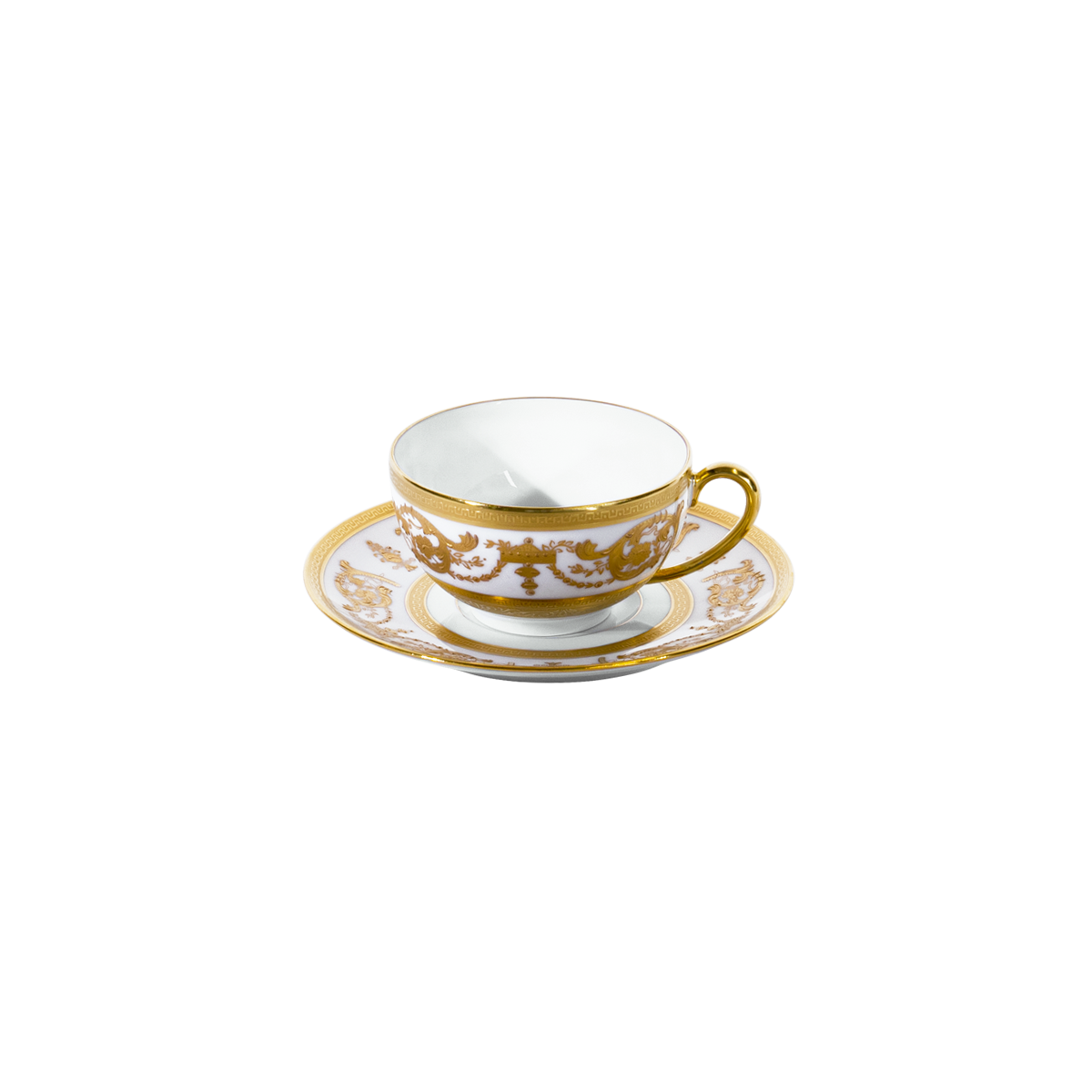 haviland-limoges-imp-rator-teetasse-mit-untertasse-wei-gold image 1