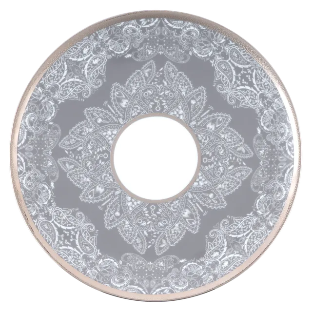 haviland-limoges-romane-platzteller-grau-pr-sentationsteller image 1