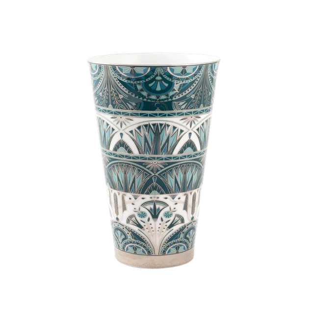 haviland-limoges-r-ves-du-nil-vert-platine-vase-gro image 1